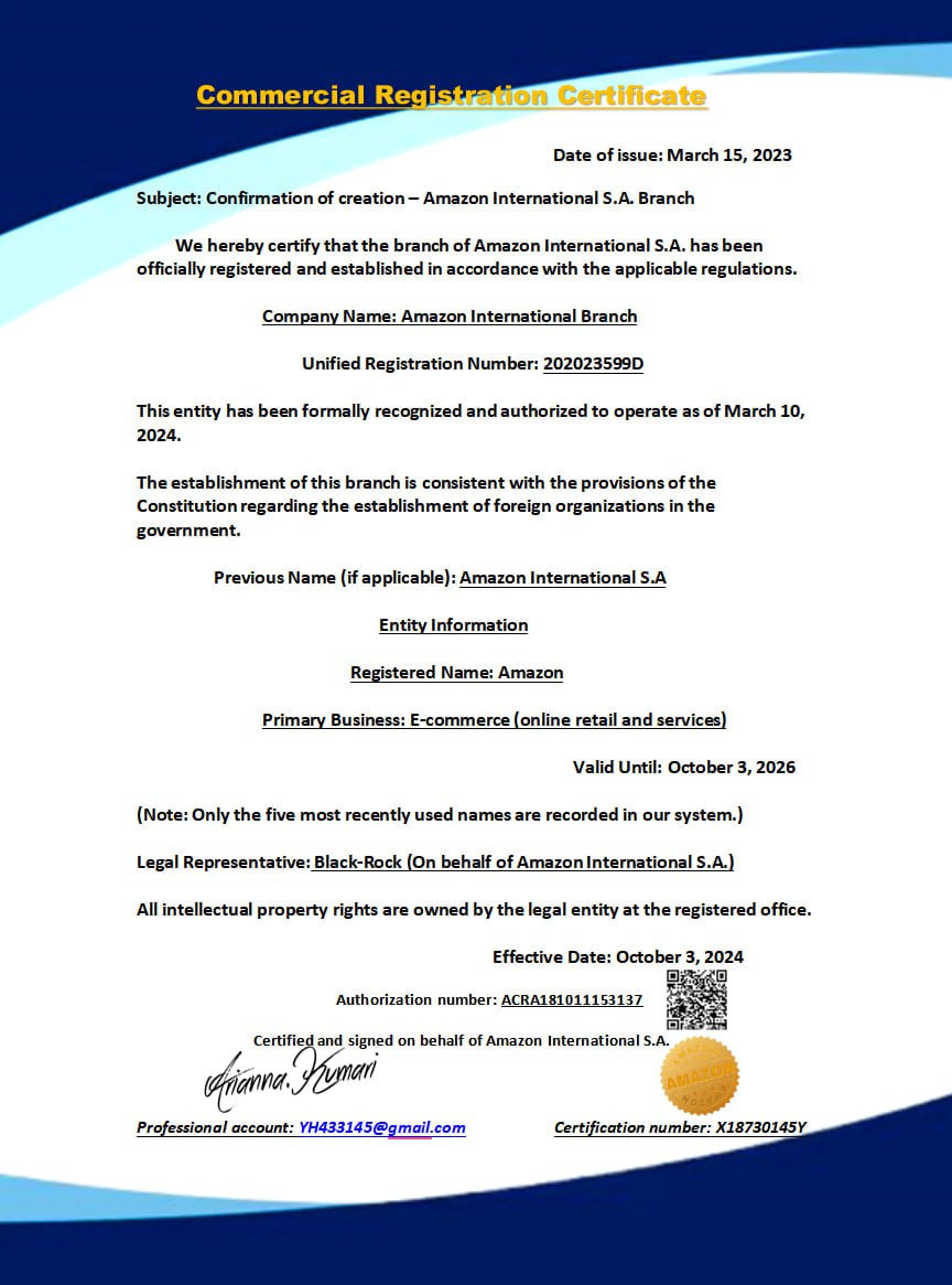 Company qualification
